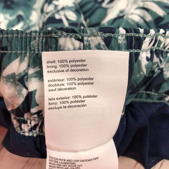 Speedo Men Swim Trunks Shorts Size Large Floral Lined with Polyester M111 -9 - Picture 8 of 16